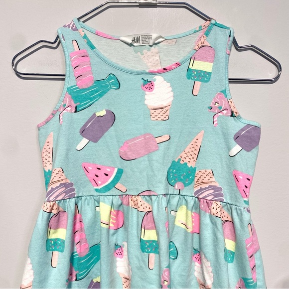 ๐๏ธ4 for 20$ / H&M Fit & Flare Stretch Summer Dress / 8-10 - Picture 2 of 9